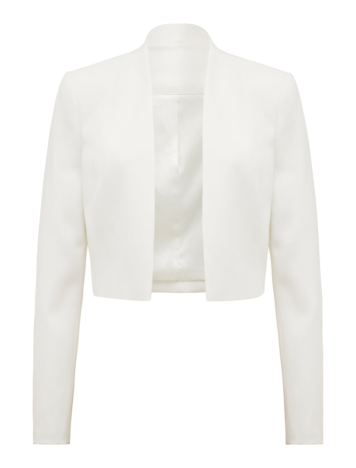 Carla Cropped Jacket Ivory_mannequin