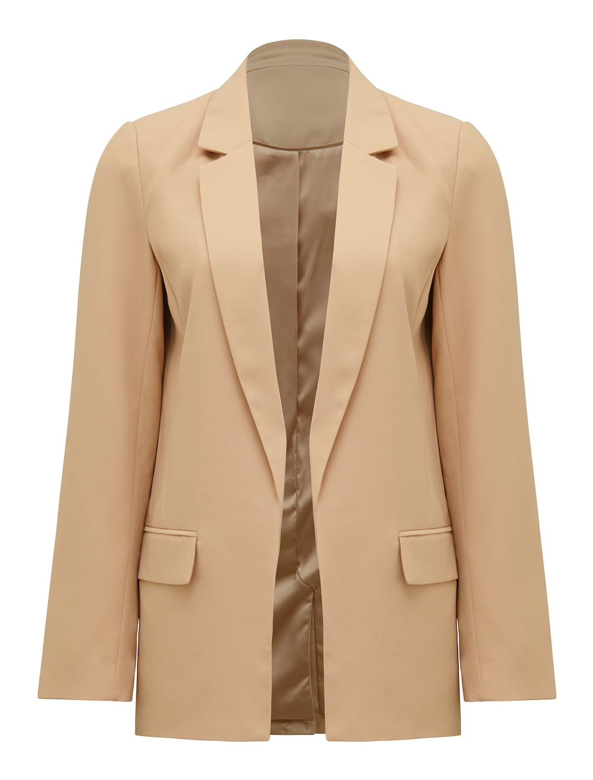 Bella Boyfriend Blazer Camel_mannequin