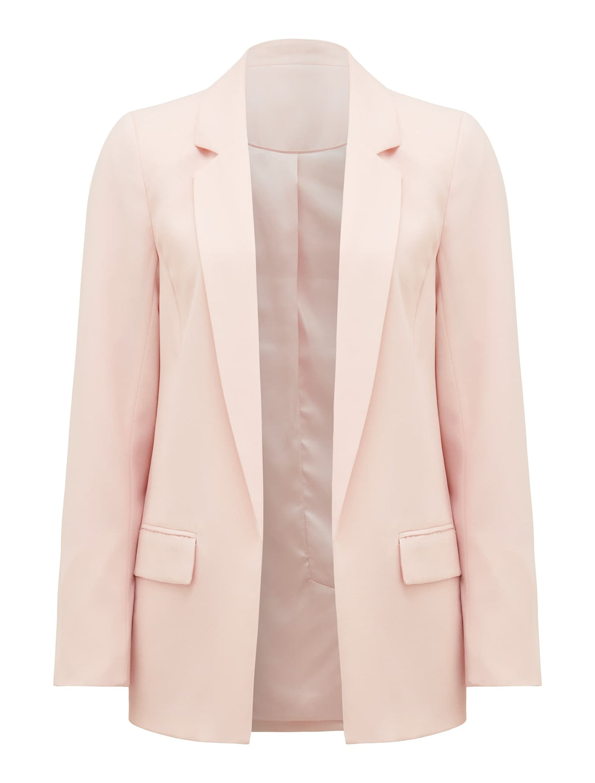Bella Boyfriend Blazer Light Pink Tint_mannequin