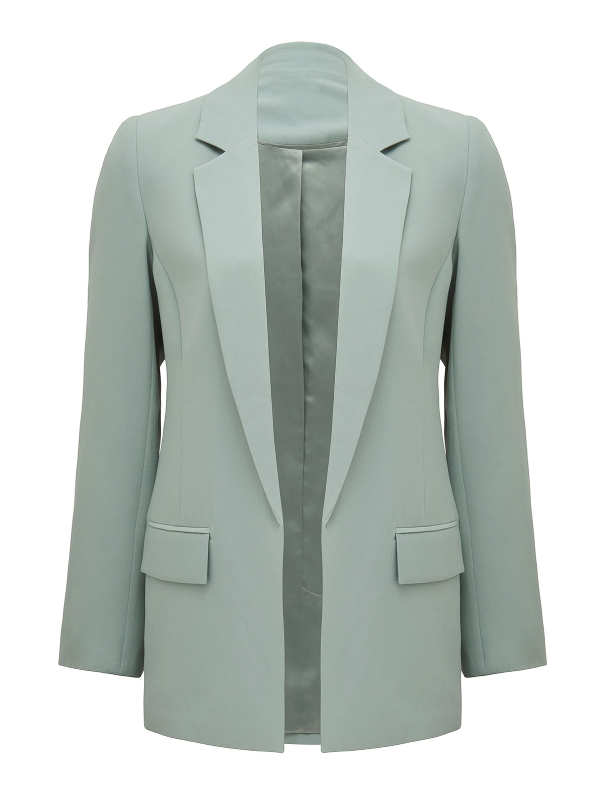 Bella Boyfriend Blazer Sage_mannequin