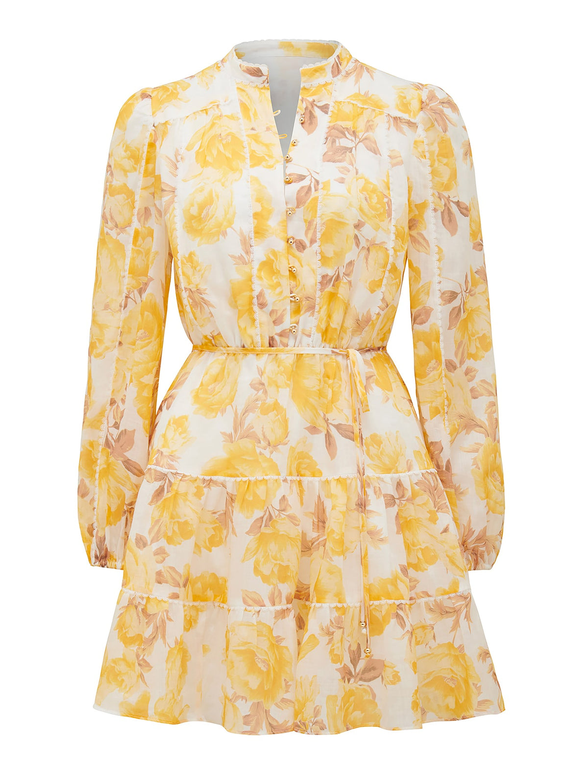 Fleur Skater Mini Dress Hadley Floral_mannequin