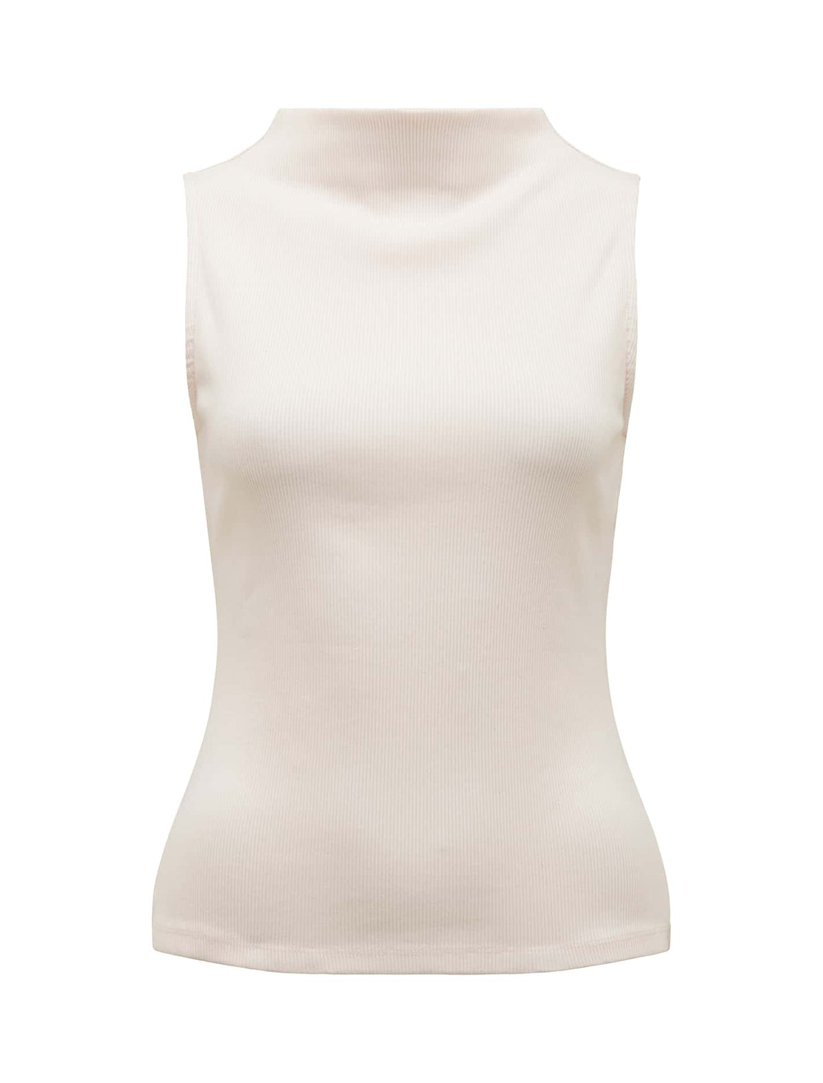 Deja Grown On Neck Top Lottie Cream_mannequin