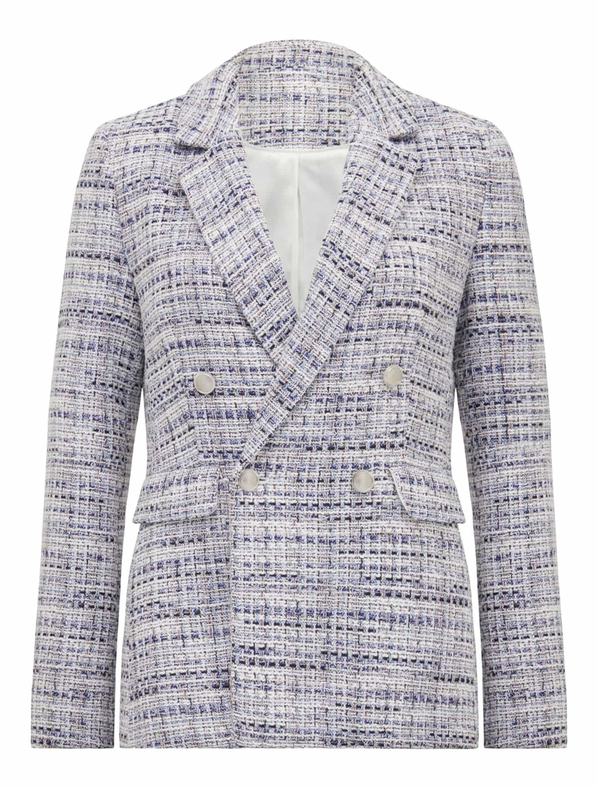 Bianca Boucle Jacket Blue Multi Suit_mannequin