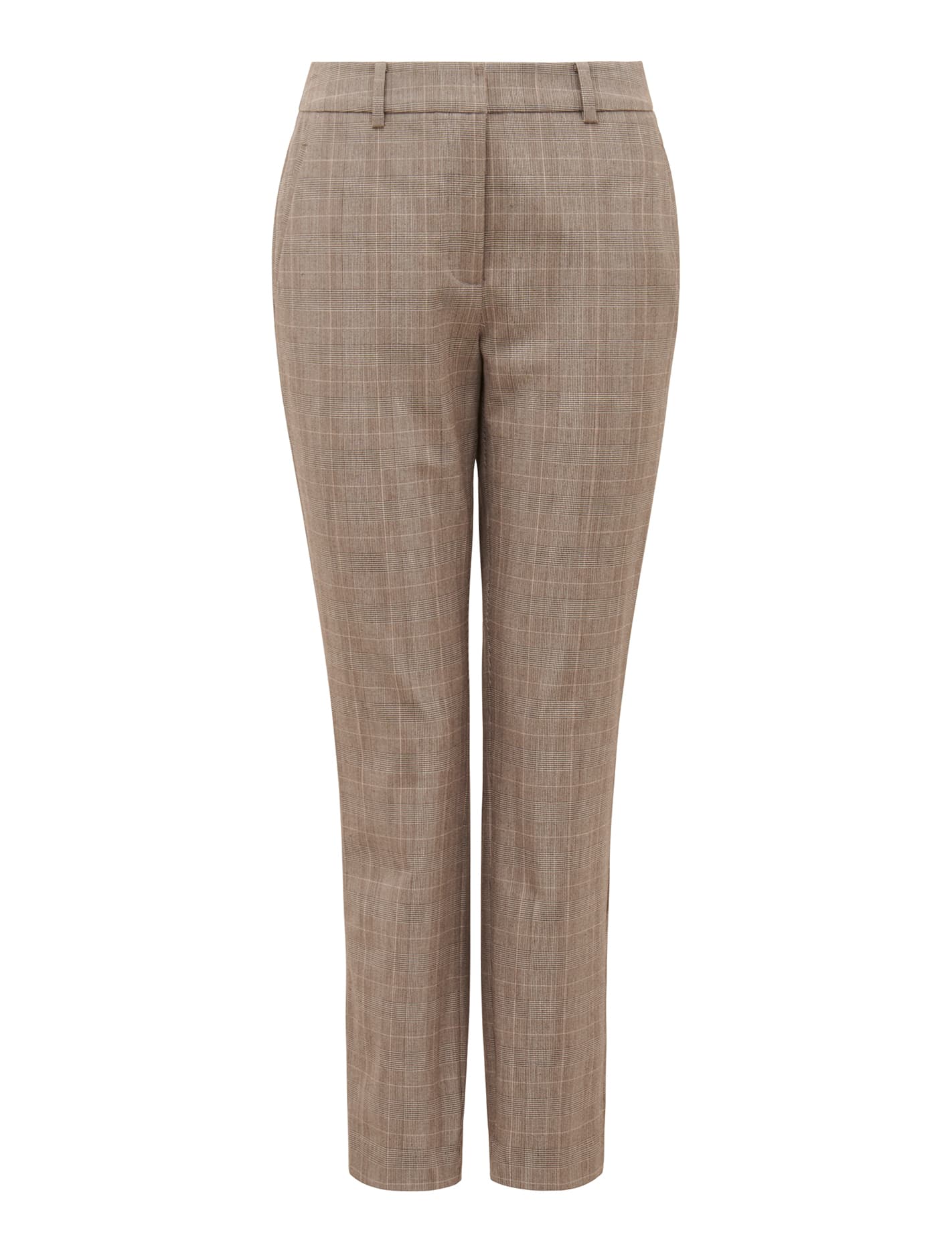 Grace 7/8th Slim Pants Chestnut Check Suit_mannequin