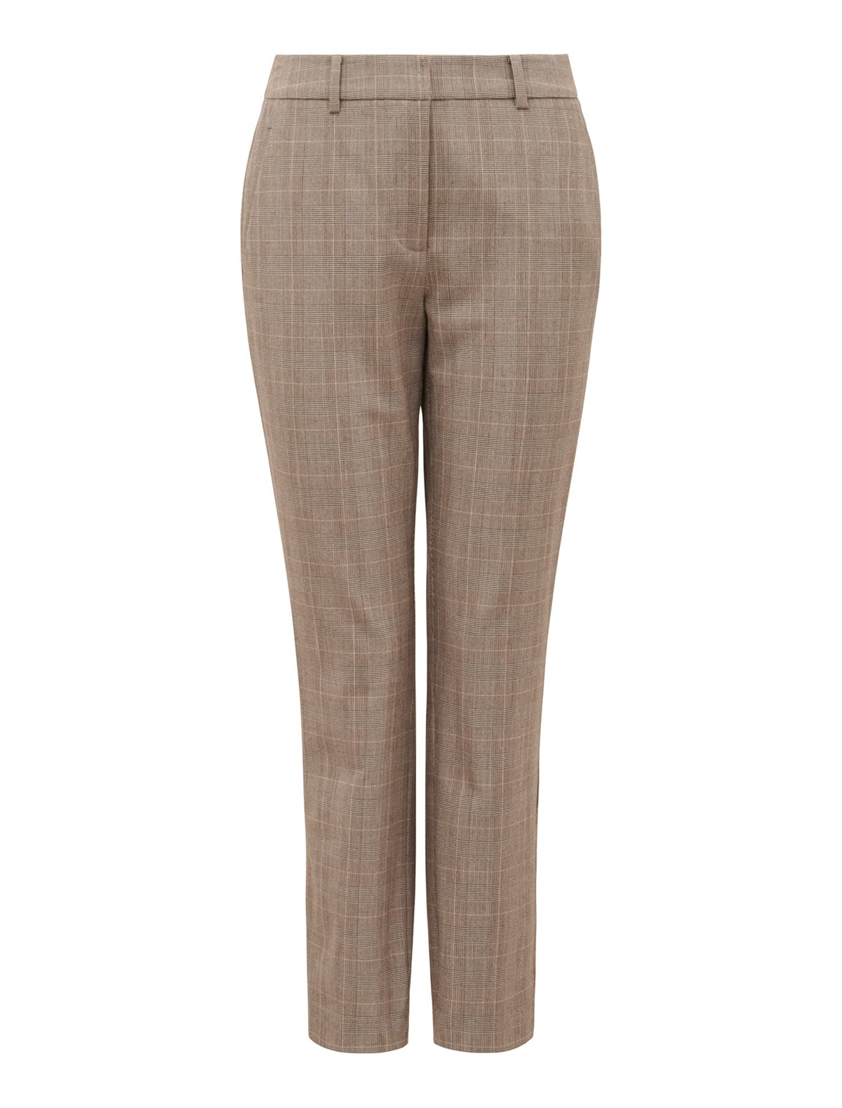 Grace 7/8th Slim Pants Chestnut Check Suit_mannequin