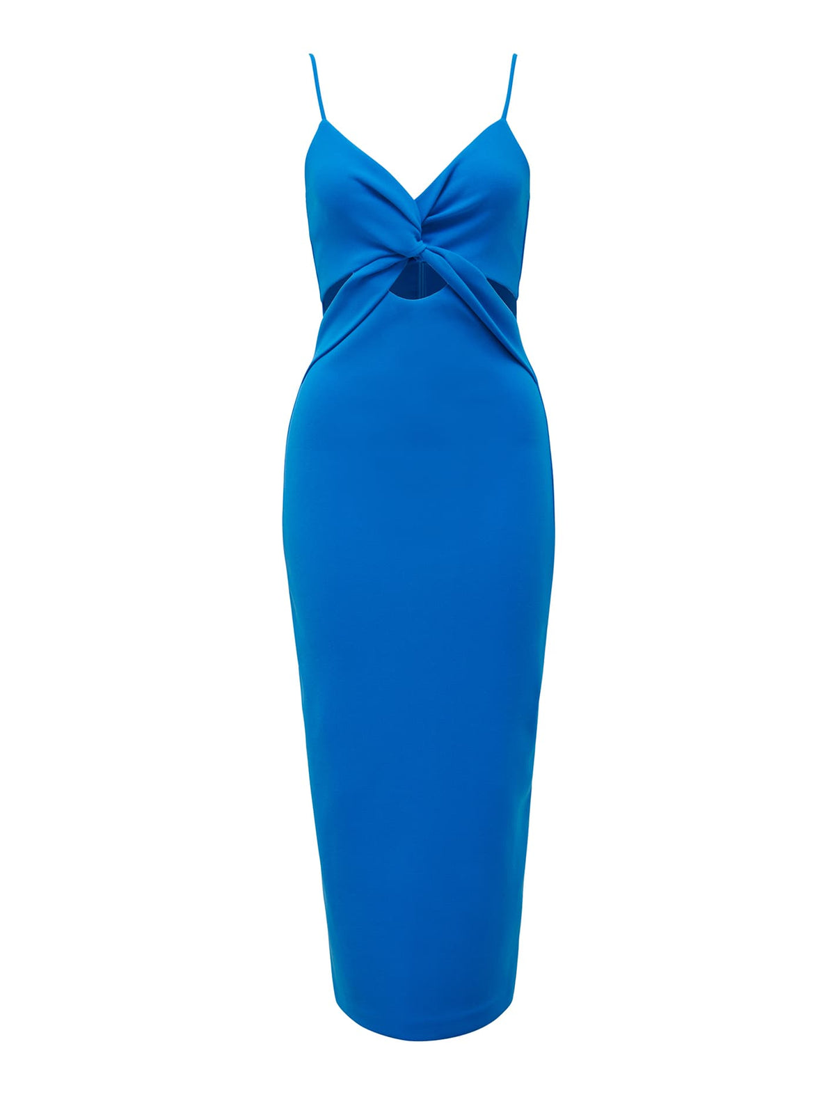 Nadia Cut Out Midi Blue Pigment_mannequin