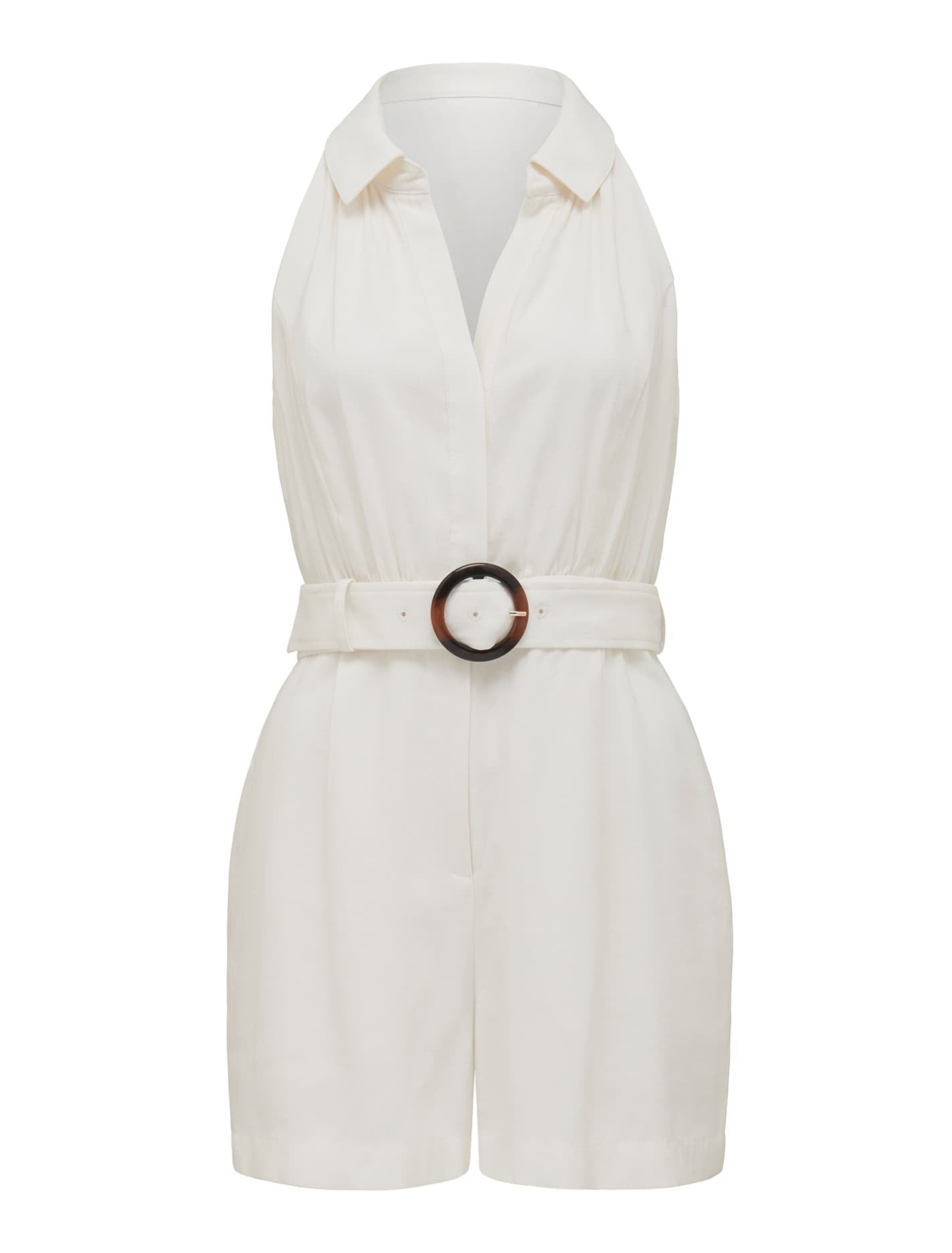 Rhianna Petite Belted Playsuit Porcelain_mannequin