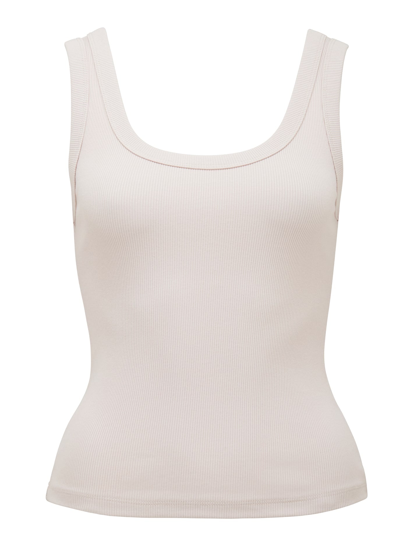 Riley Scoop Neck Tank Stone_mannequin