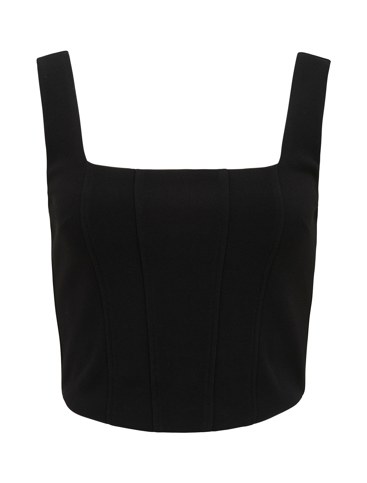 Sydnie Strap Corset Tank Black_mannequin
