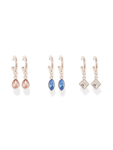 Cleo Multi Pack Glass Hoop_mannequin
