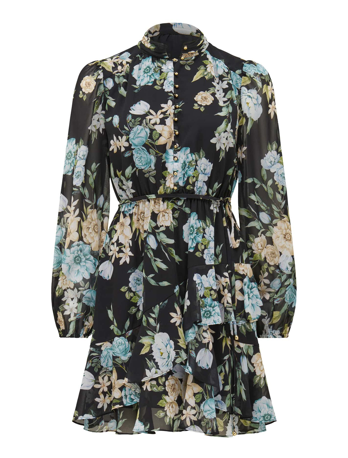 Joanna Petite Mini Dress Romsey Floral_mannequin
