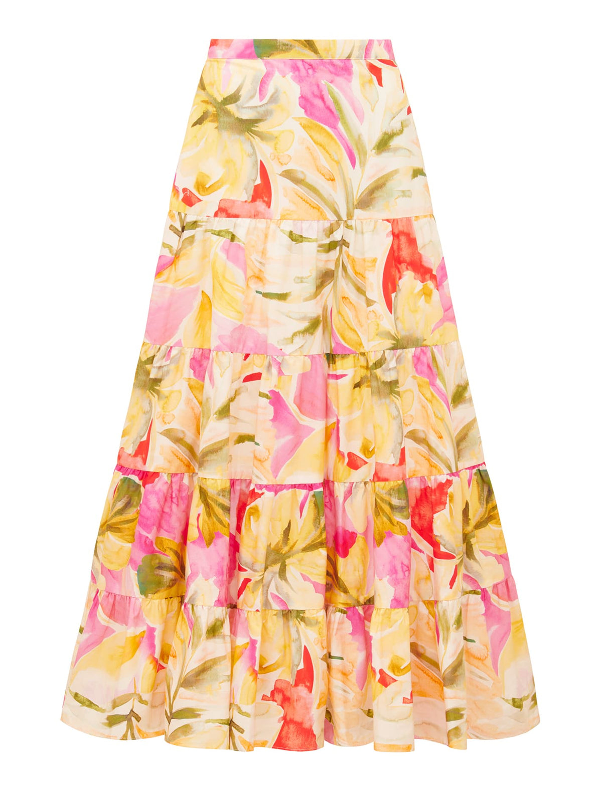 Tilly Tiered Midi Skirt Capella Co-ord_mannequin