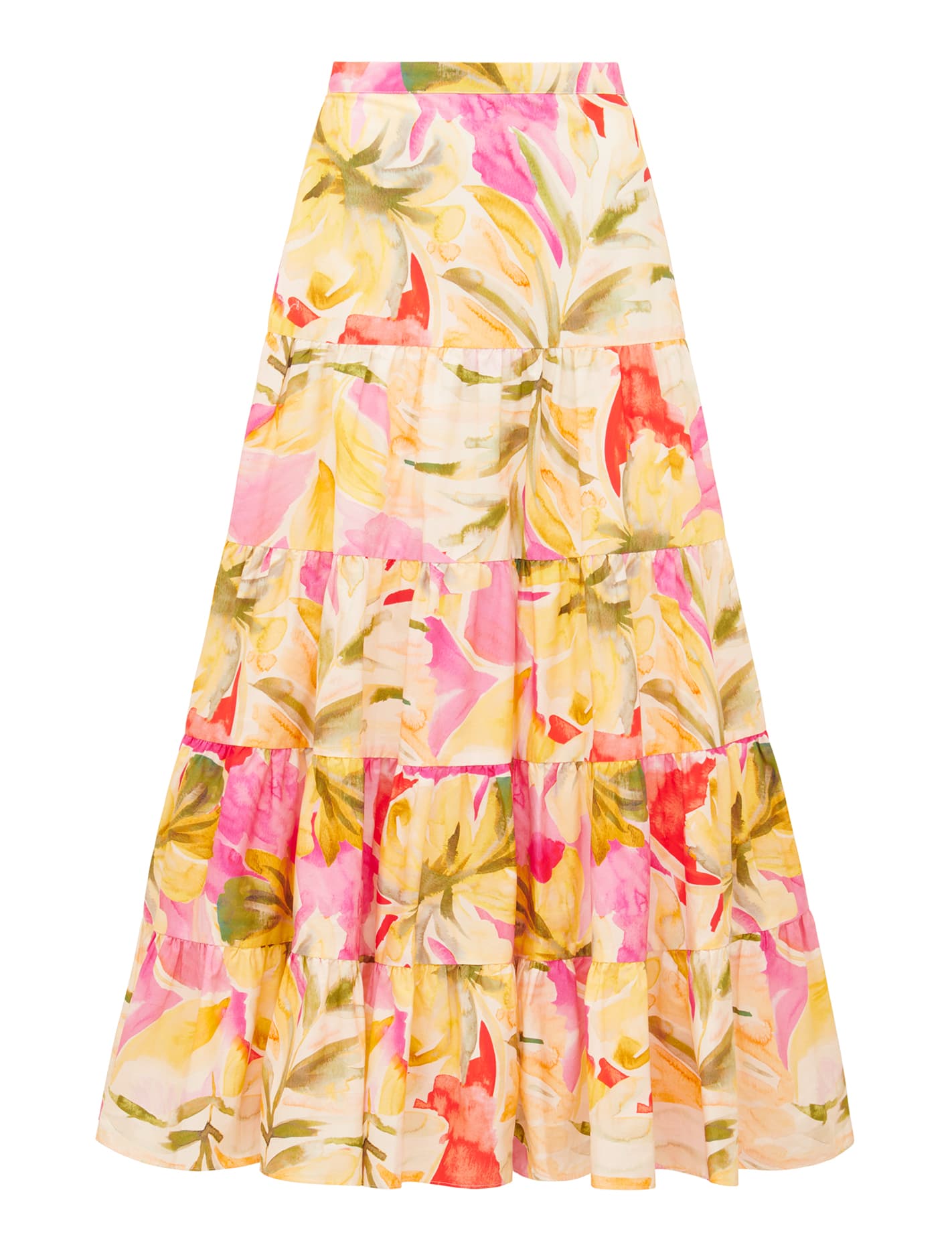 Tilly Tiered Midi Skirt Capella Co-ord_mannequin