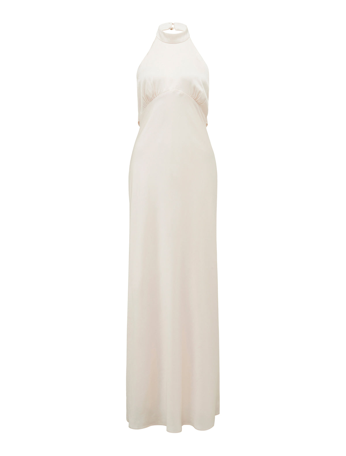 Yasmina Halter Neck Satin Gown Ivory_mannequin