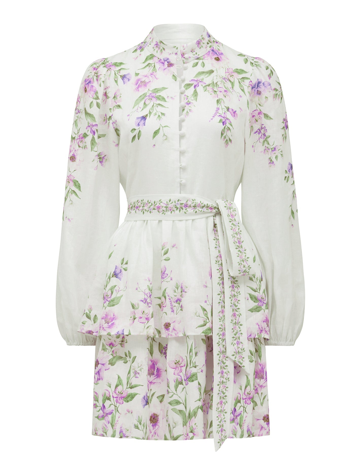 Raine Printed Tiered Mini Alma Floral_mannequin