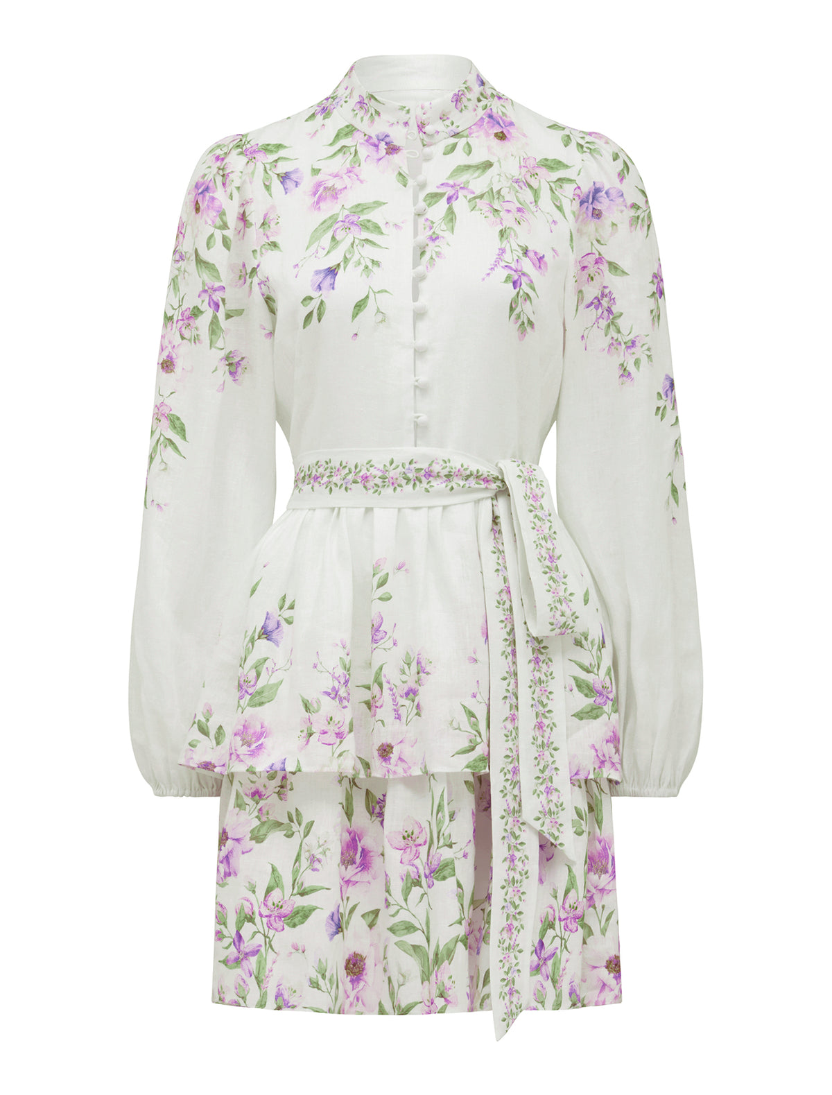 Raine Printed Tiered Mini Alma Floral_mannequin