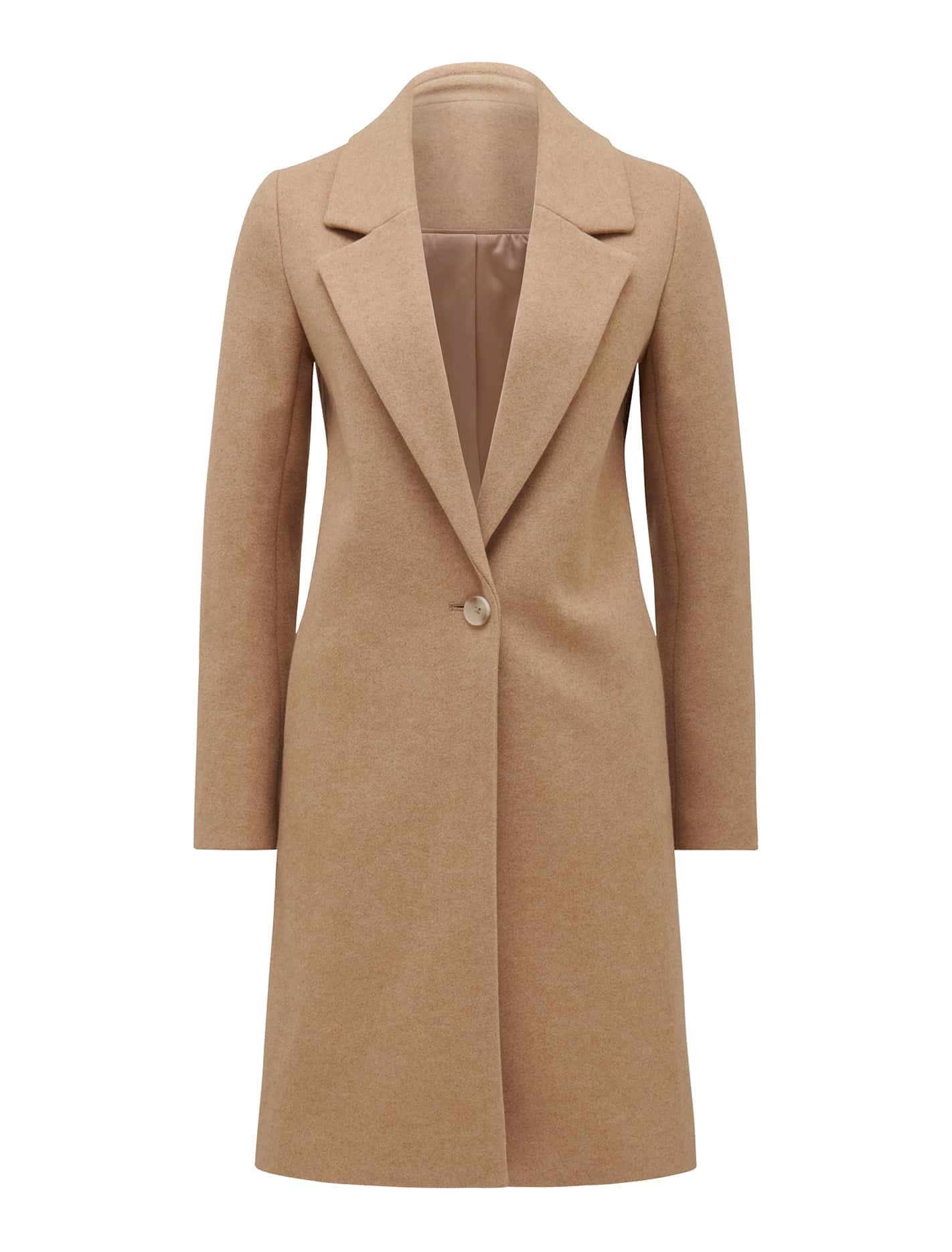 Billie Longline Coatigan Camel Marle_mannequin