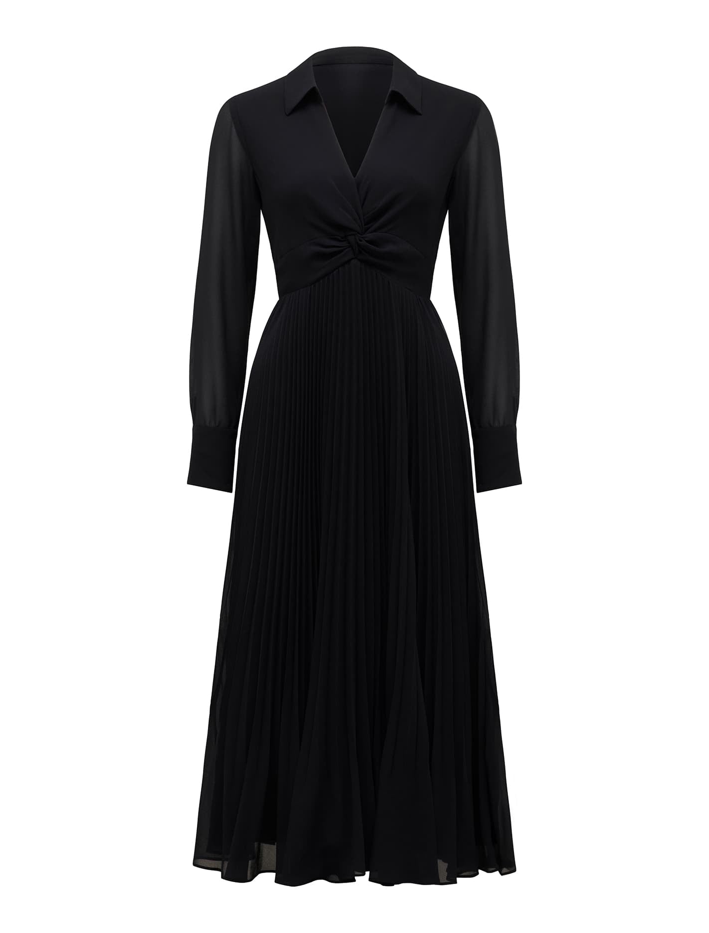 Bailey Petite Twist Front Dress Navy_mannequin
