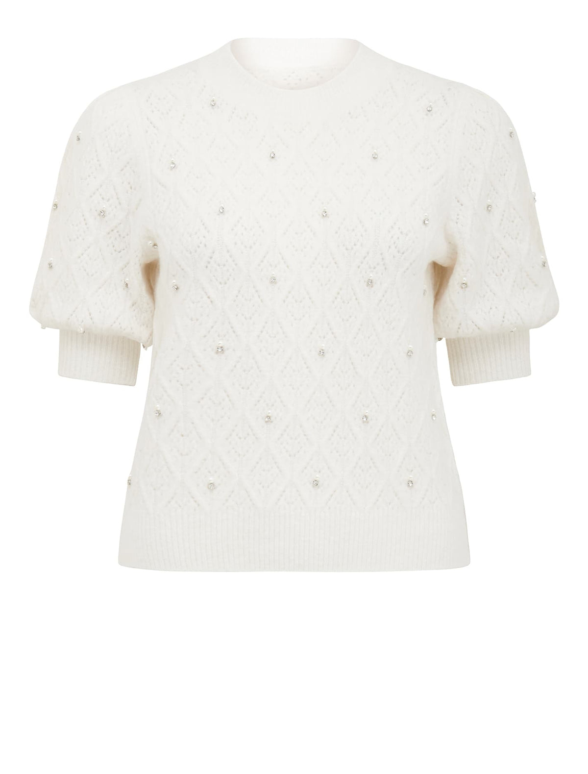 Sierra Embellished Sleeve Knit Tee Porcelain_mannequin