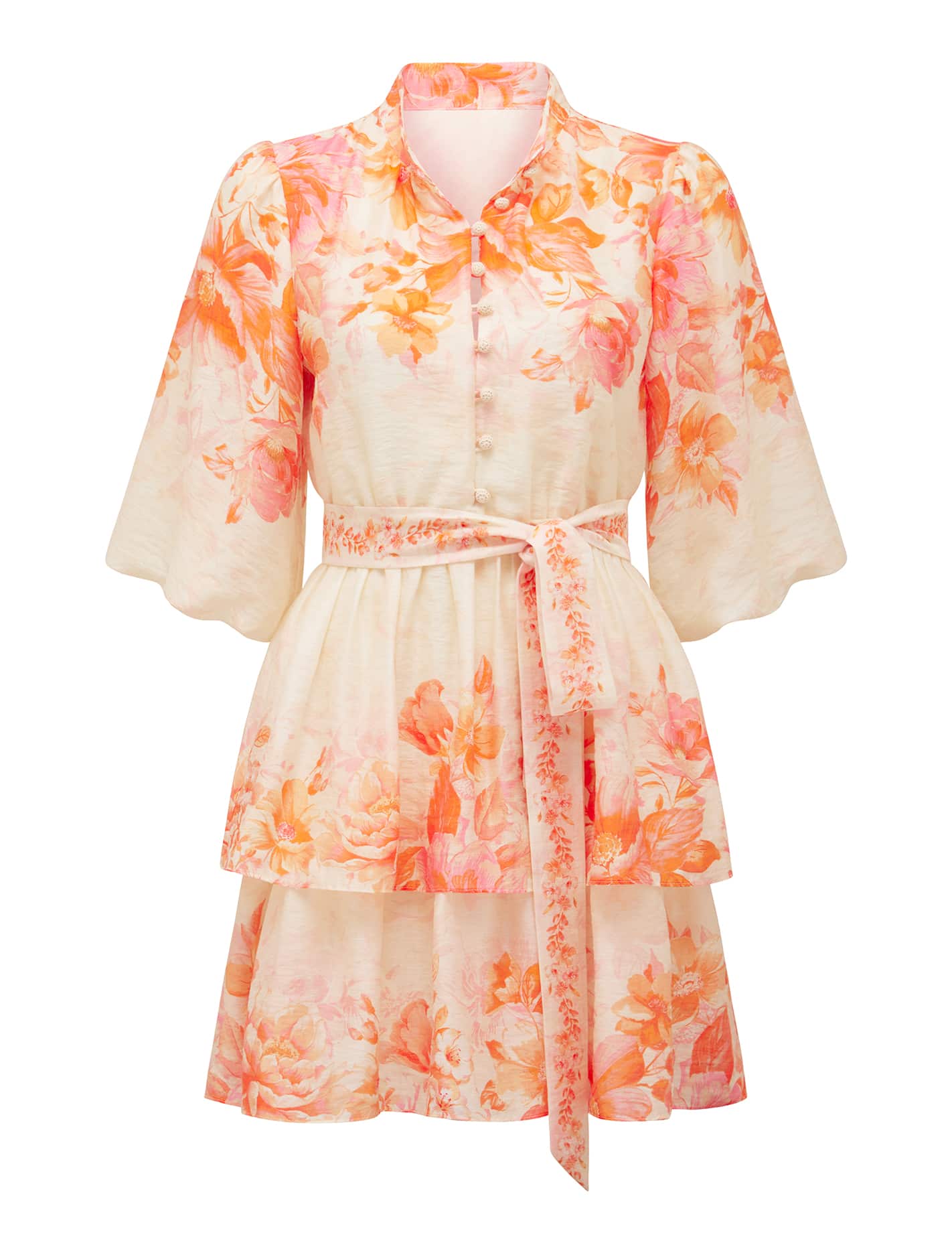 Isla Printed Tiered Mini Piper Floral_mannequin