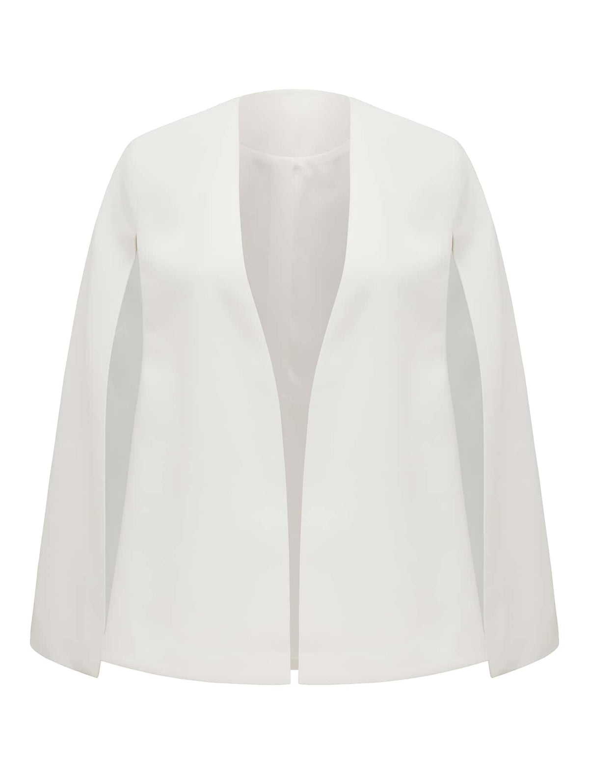 Lara Cape Jacket Ivory_mannequin