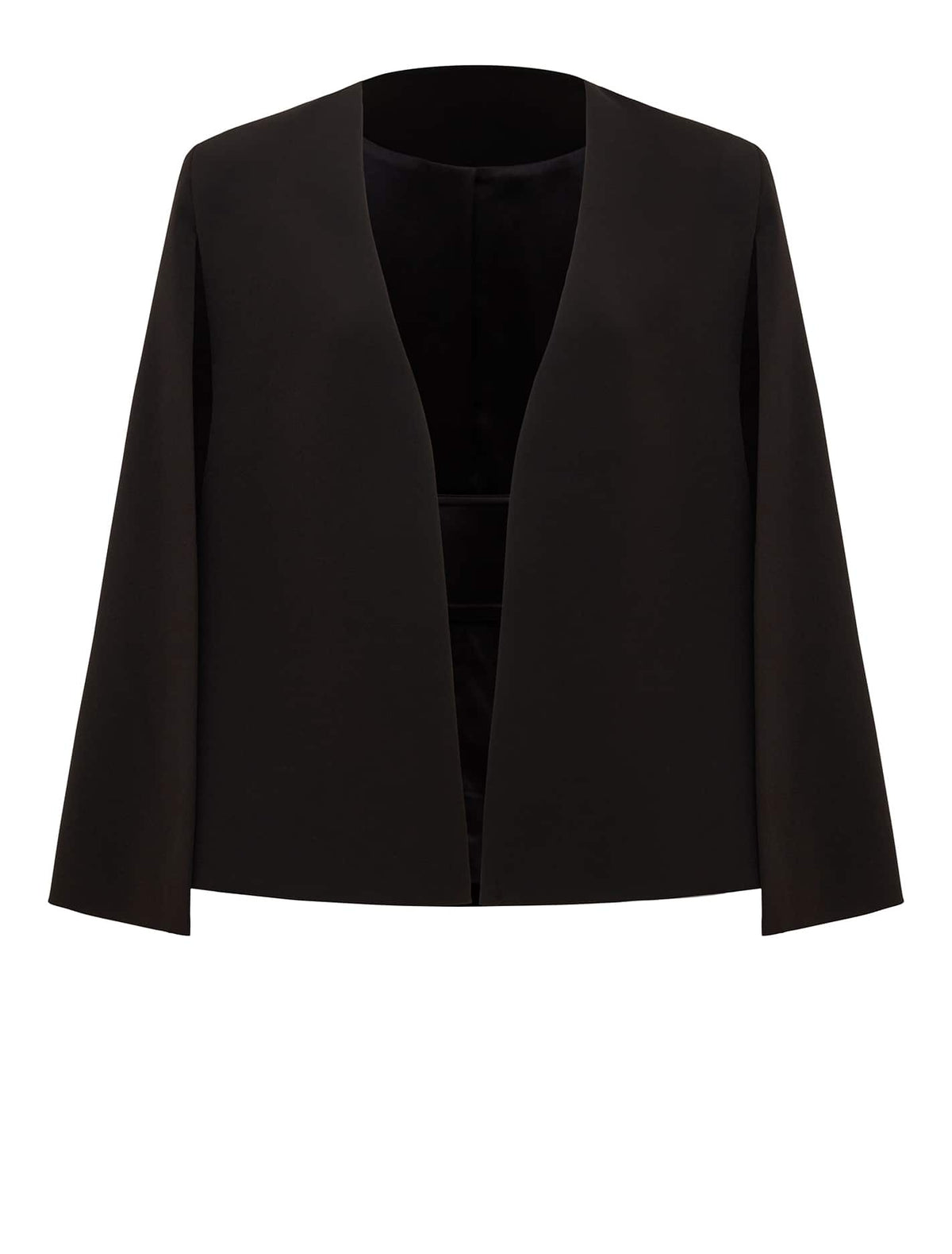 Lara Cape Jacket Black_mannequin