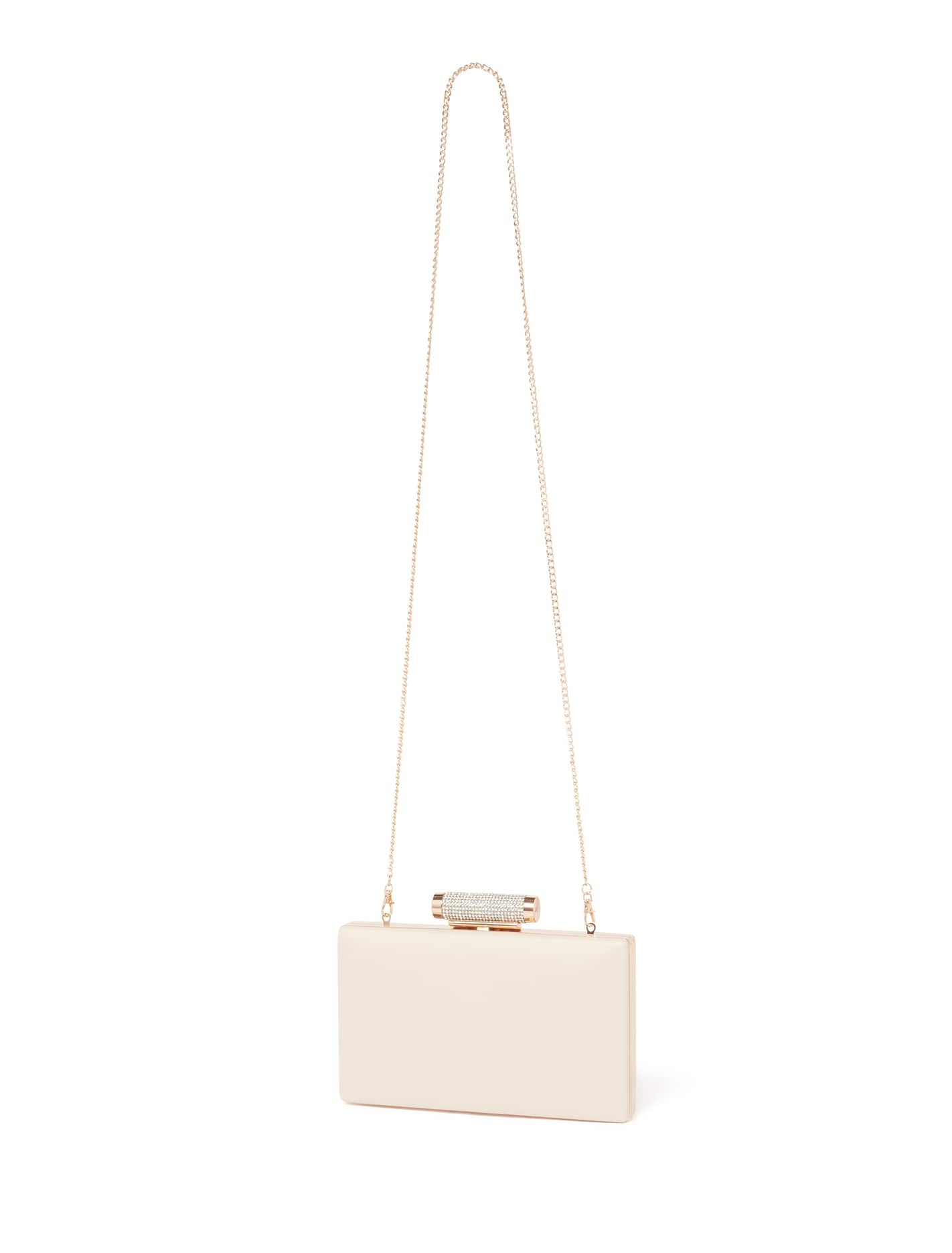 Jacqui Crystal Clasp Hardcase Ivory_mannequin