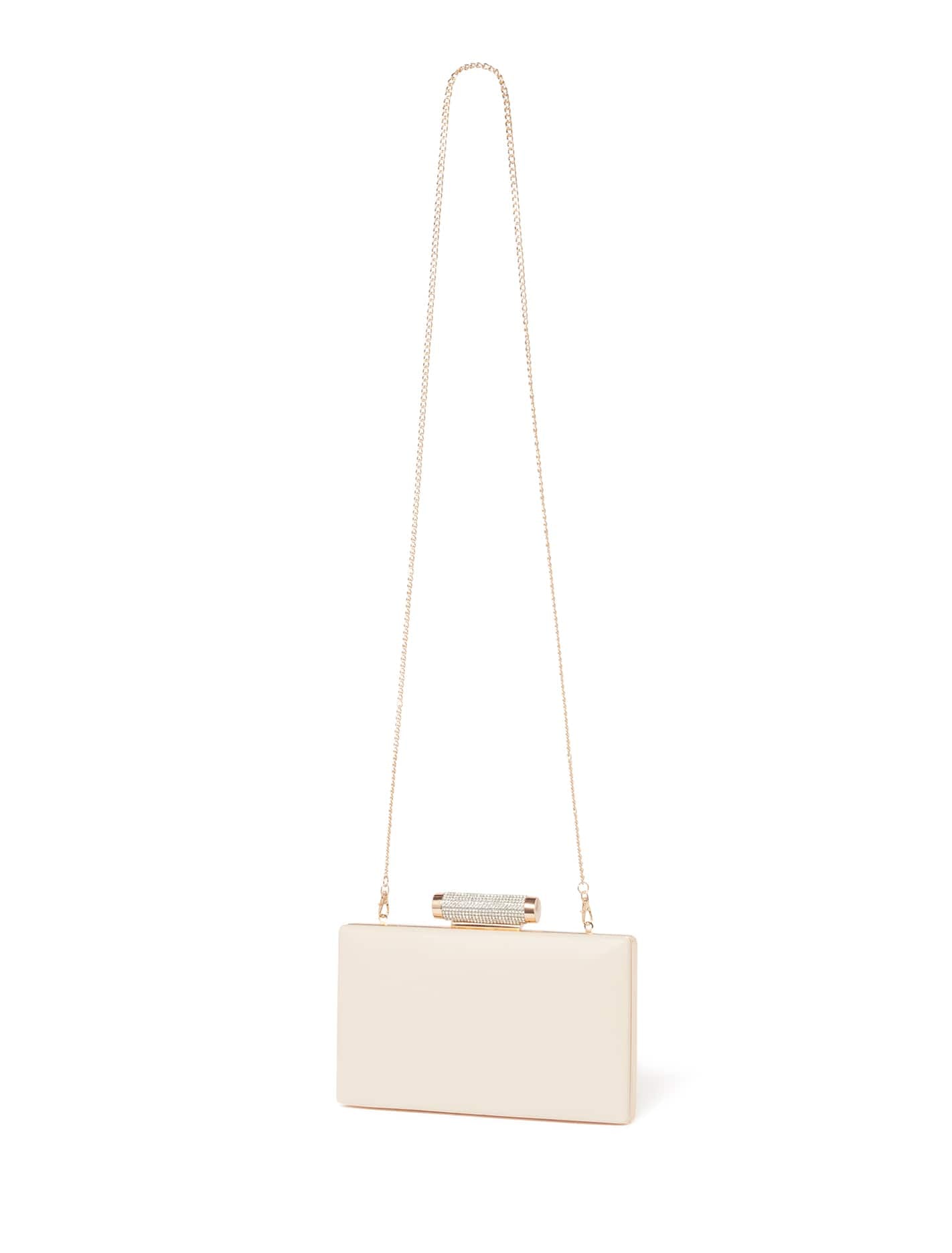 Jacqui Crystal Clasp Hardcase Ivory_mannequin