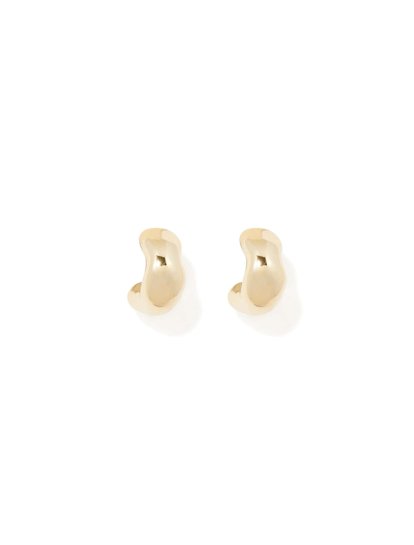 Signature Lulu Glass Stone Earring Gold / Blue_mannequin