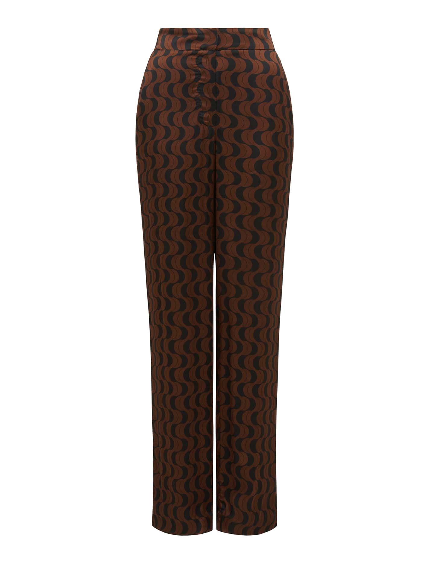 Sasha Satin Pant Dark Harper Geo_mannequin