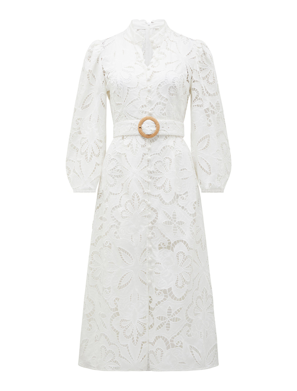 Victoria Broderie Midi Dress Porcelain_mannequin