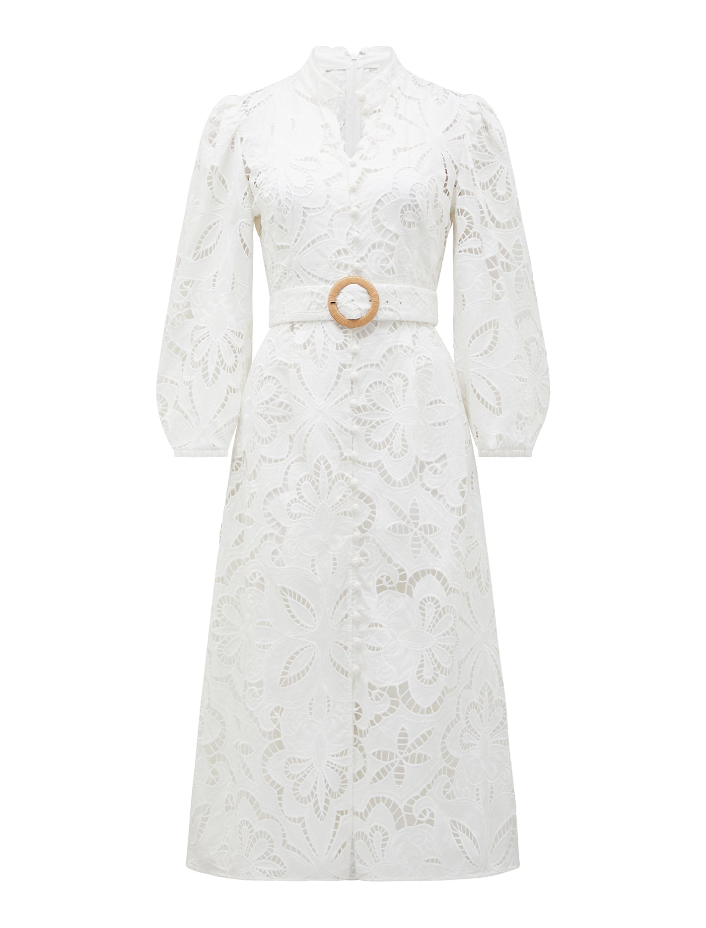Victoria Broderie Midi Dress Porcelain_mannequin