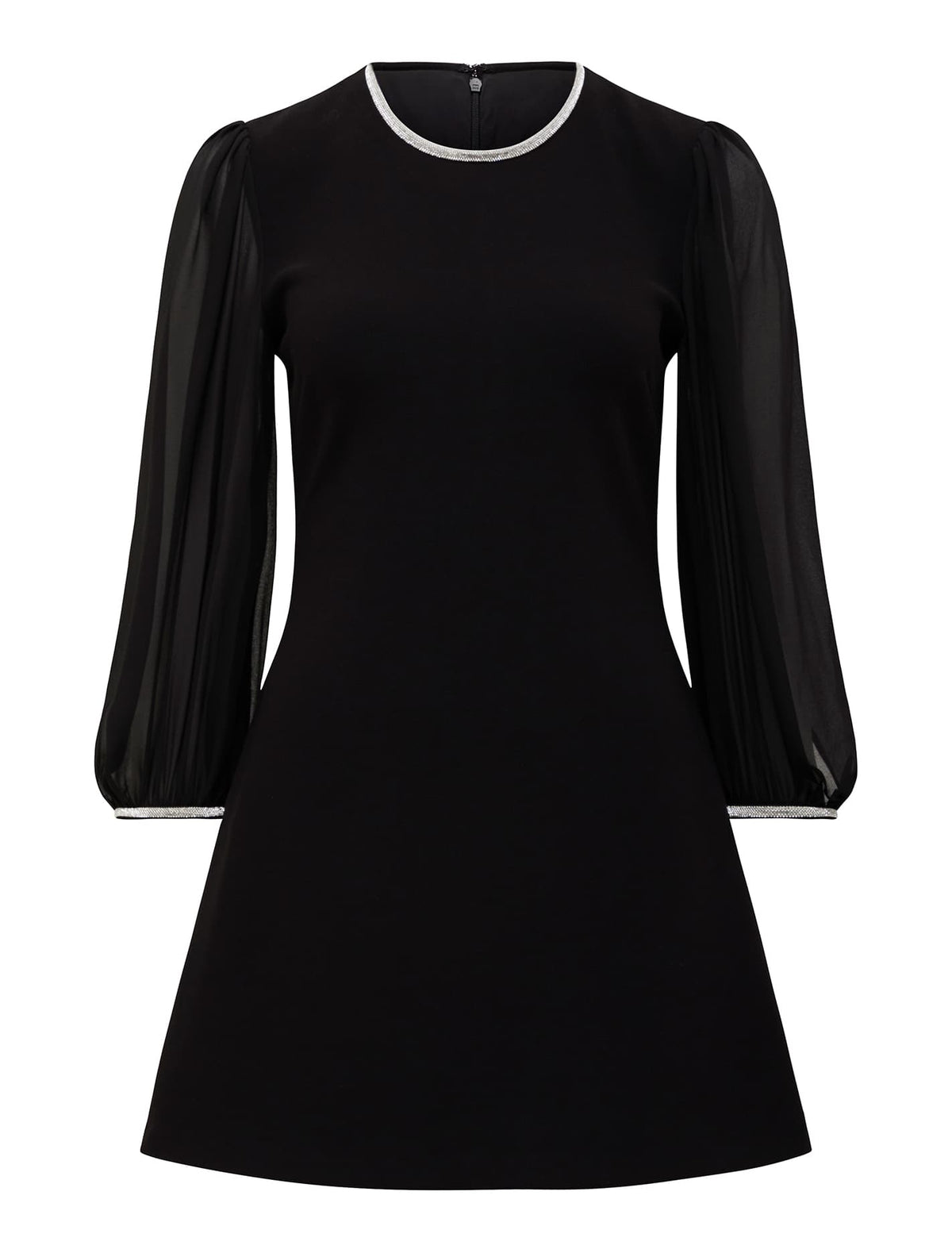 Monica Petite Shift Mini Black_mannequin