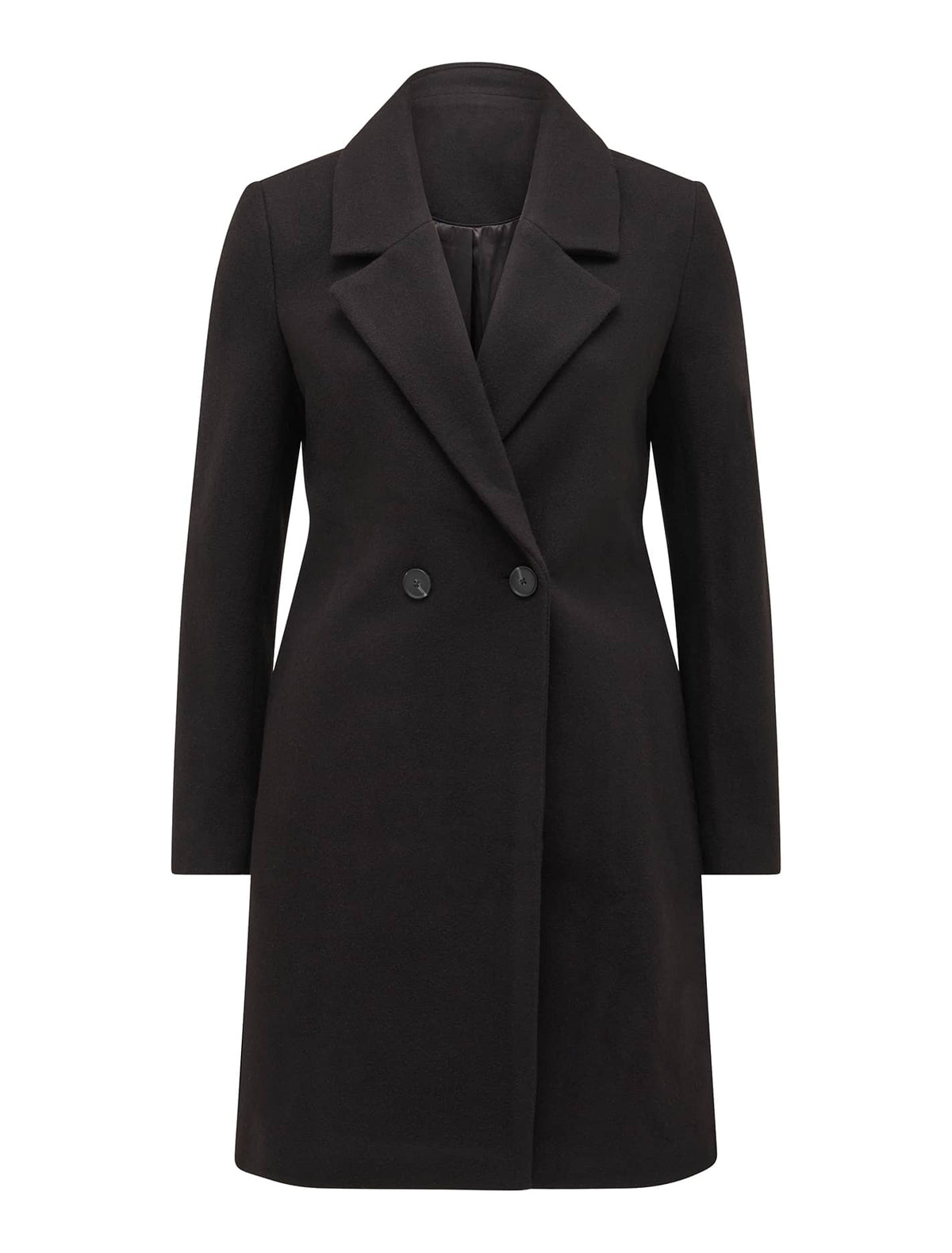 Shelley Petite DB Coatigan Black_mannequin