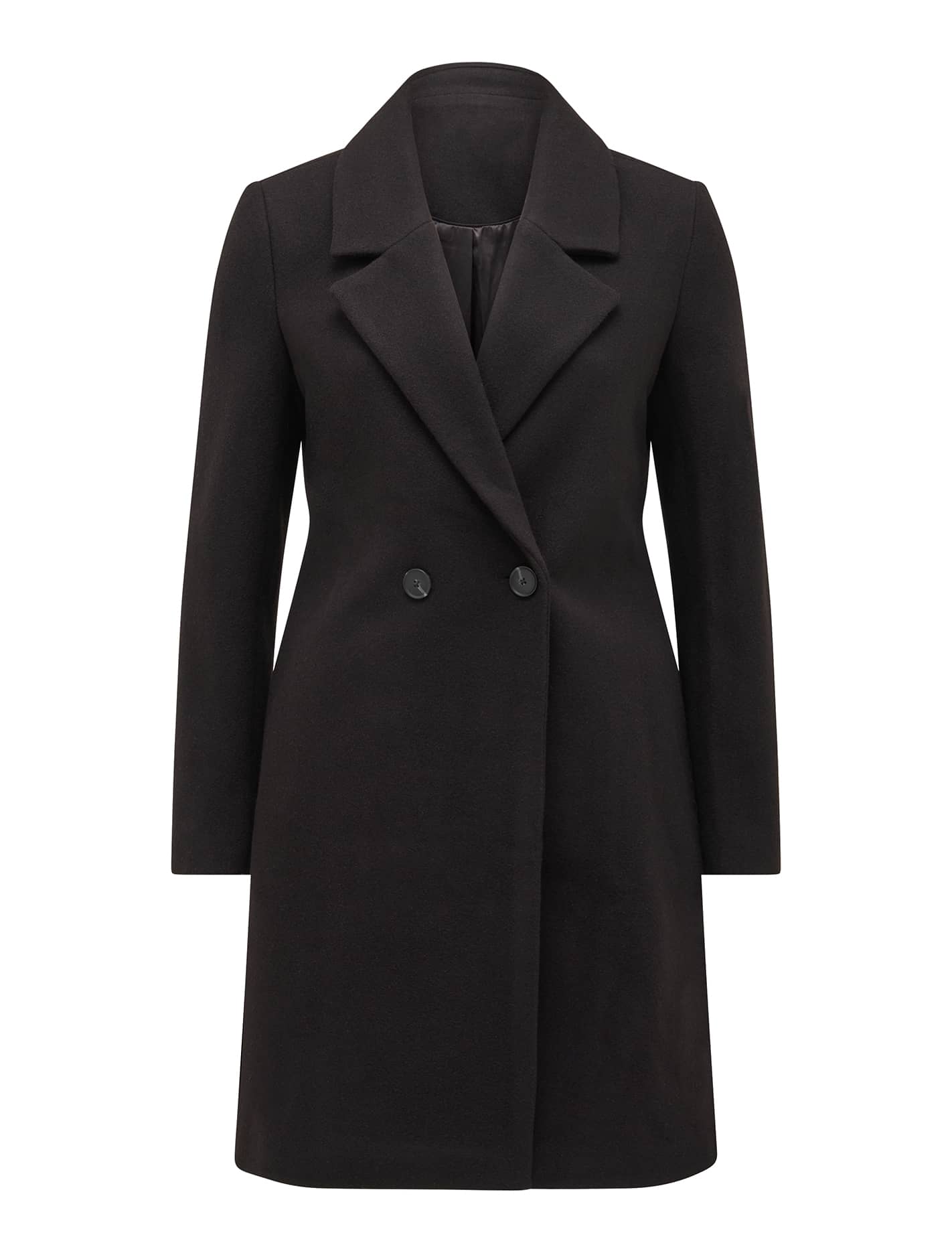 Shelley Petite DB Coatigan Black_mannequin