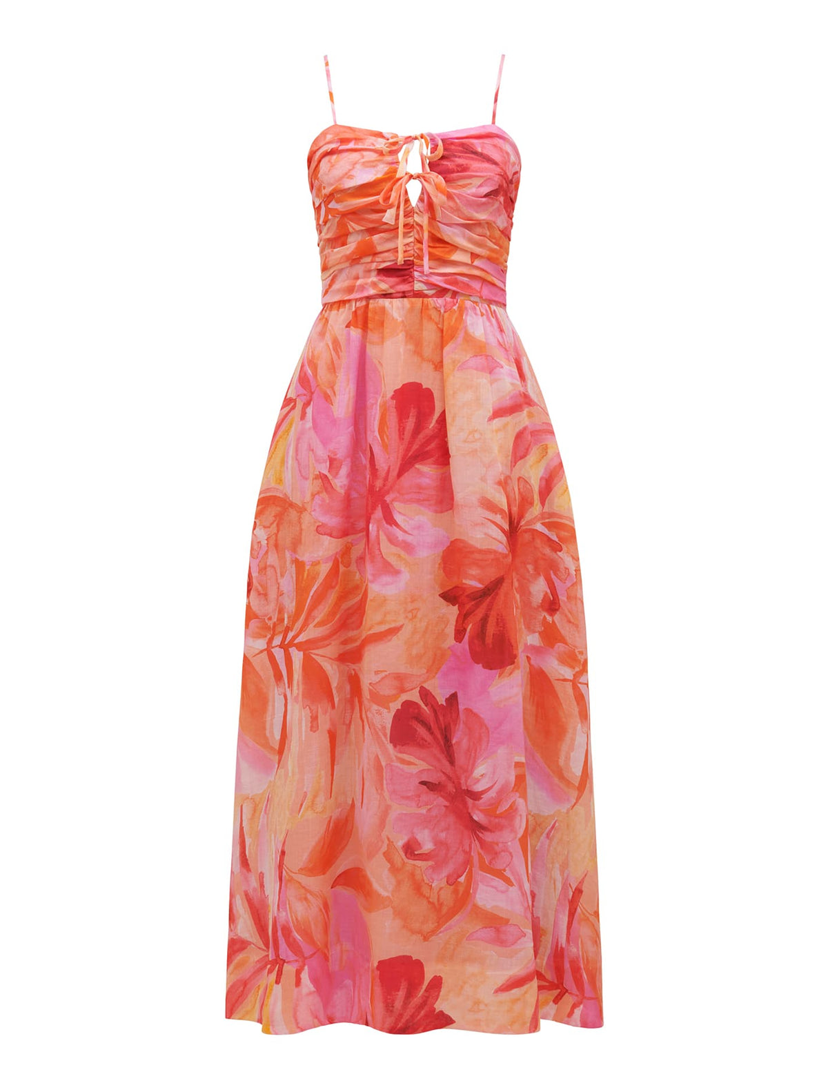 Alexandra Double Tie Midi Capella Tropical_mannequin