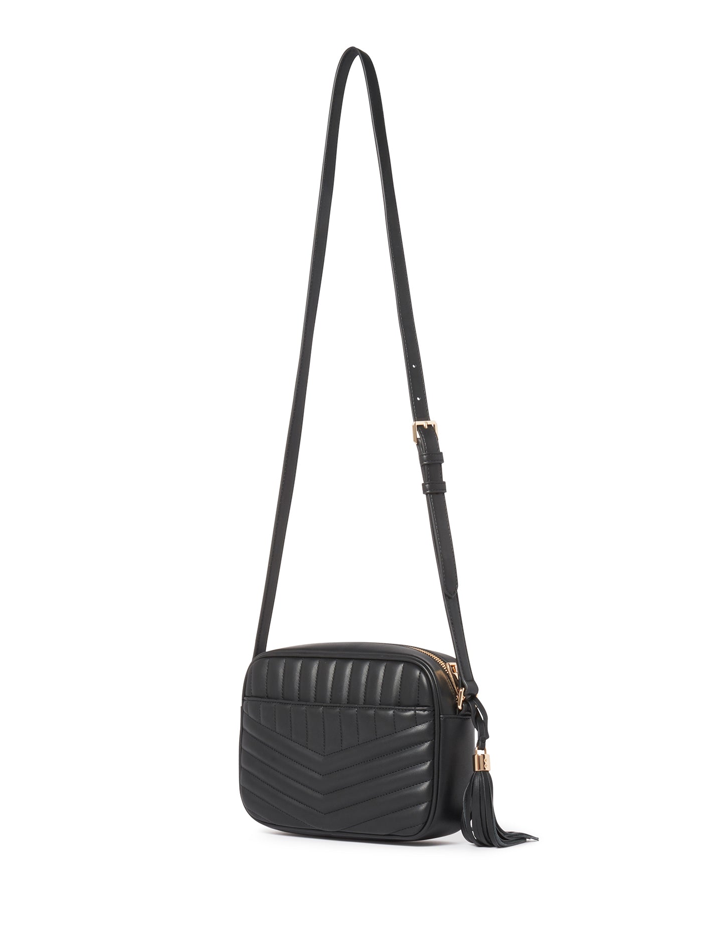 Quinn Quilted Camera Bag - Signature Black_mannequin