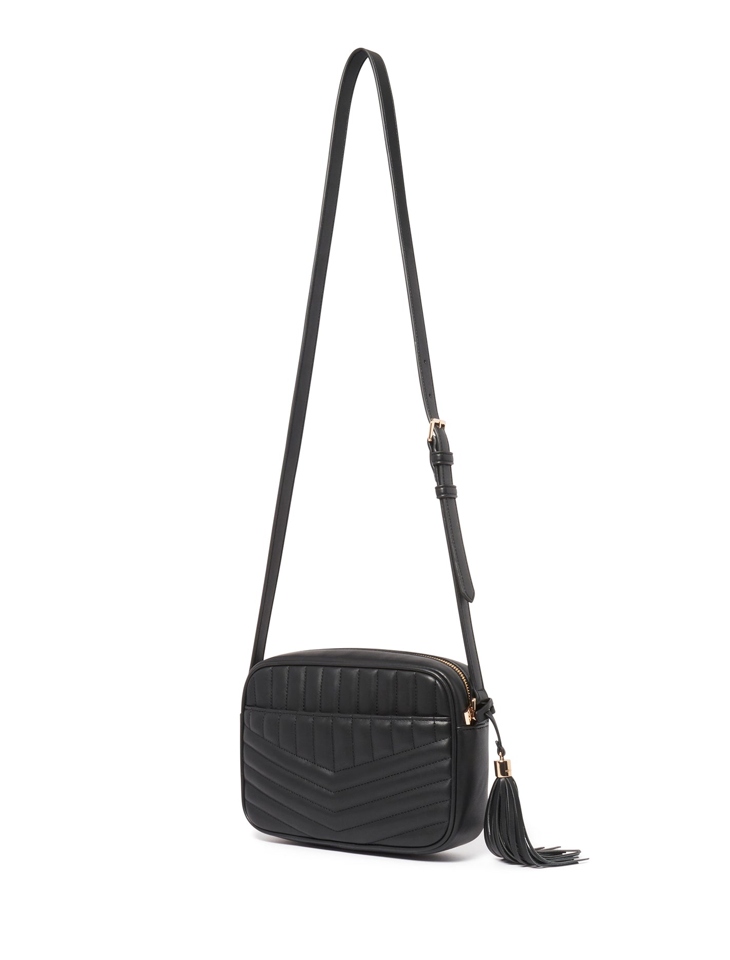 Quinn Quilted Camera Bag - Signature Black_mannequin