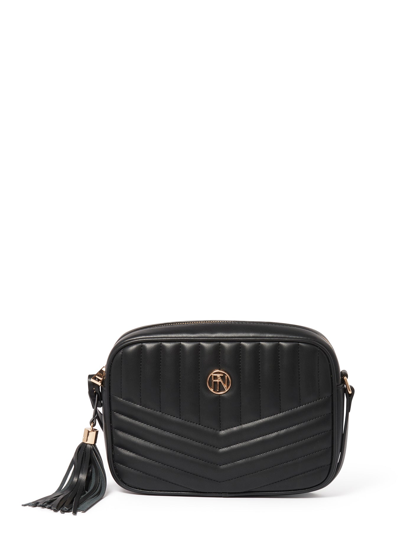 Quinn Quilted Camera Bag - Signature Black_mannequin