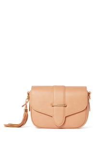 Thea Tassel Saddle Bag - Signature Camel_mannequin
