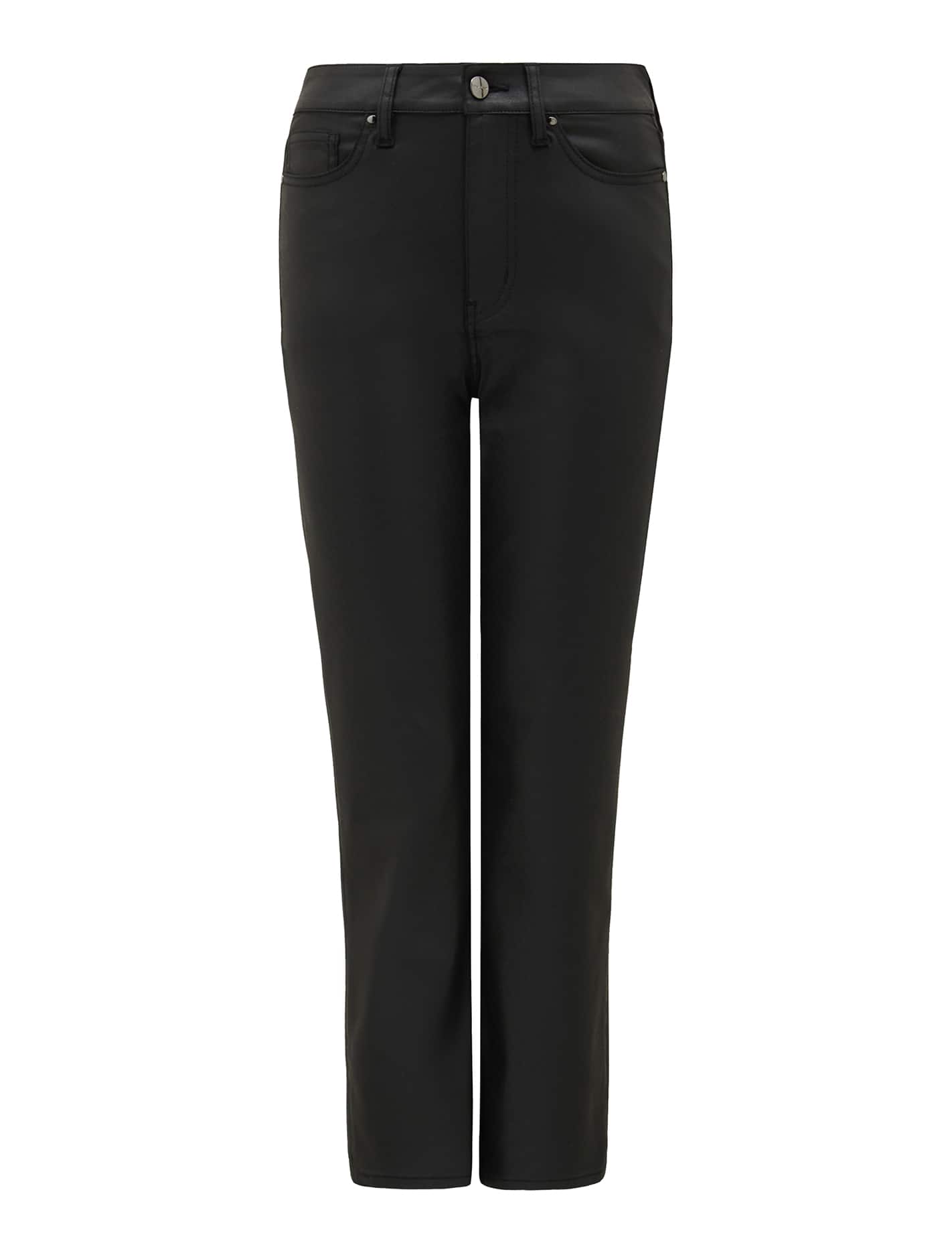 Stella Straight Leg Jean Black Coated_mannequin