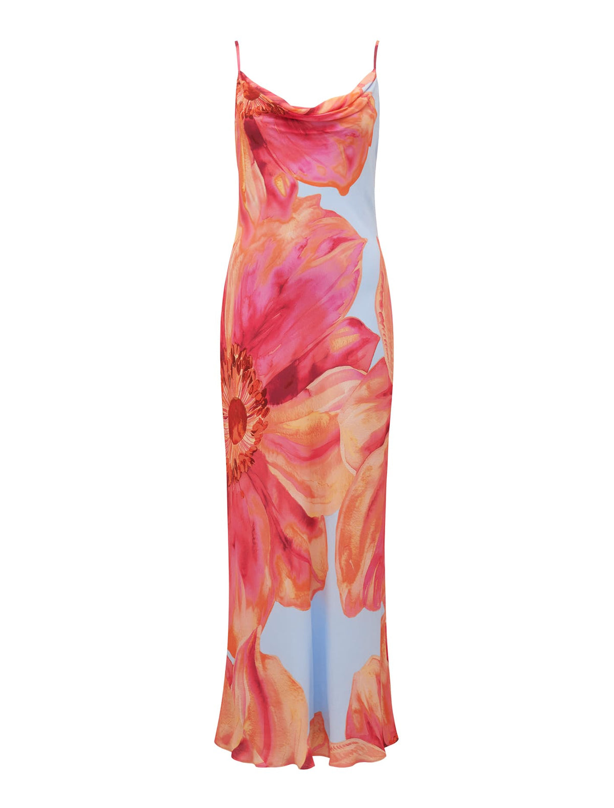 Valerie Cowl Neck Maxi Blue Florentin_mannequin
