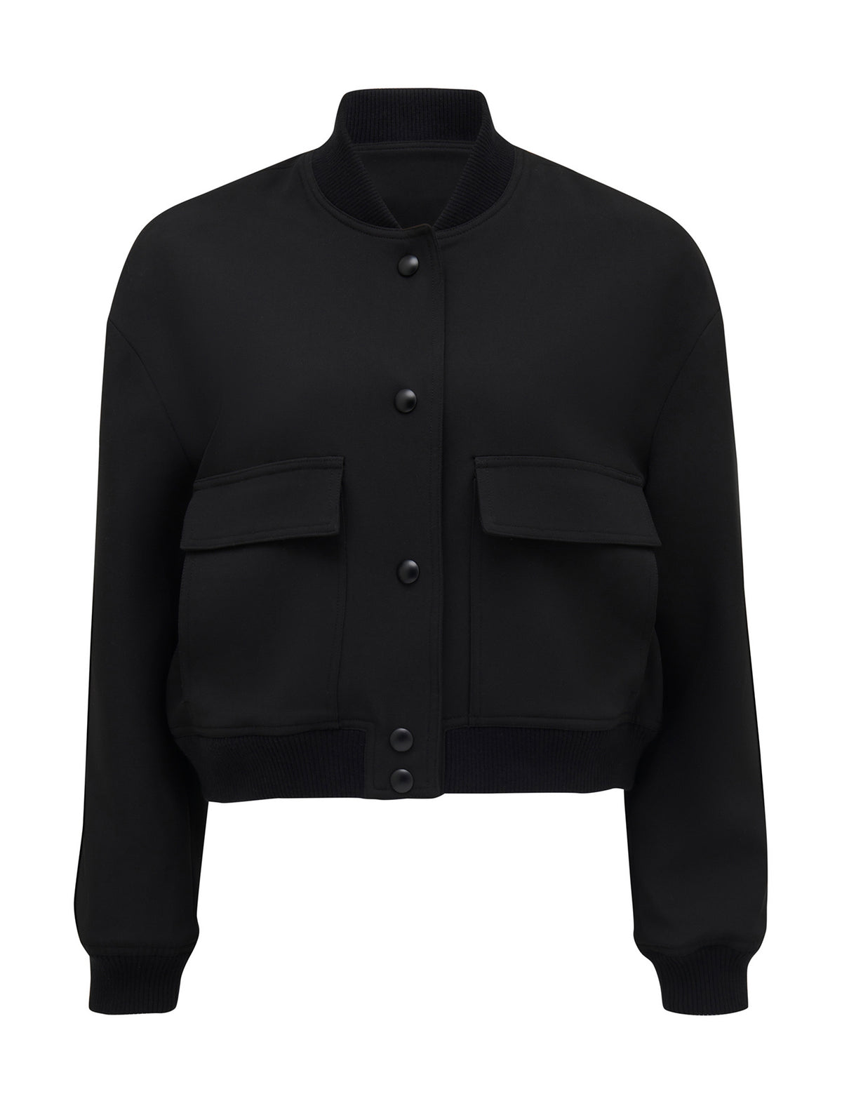 Miranda Bomber Jacket Black_mannequin