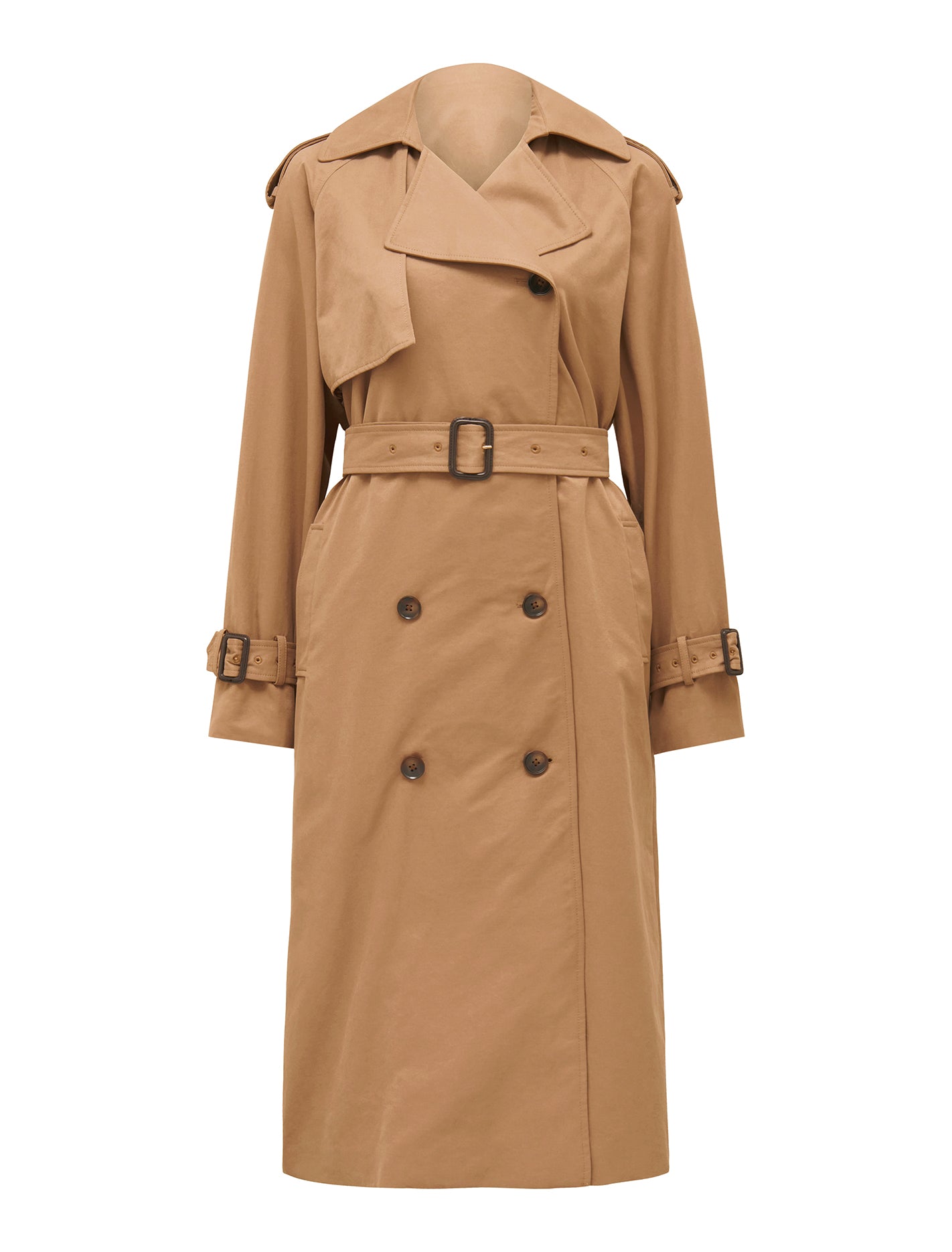 Melissa Trench Coat Tan_mannequin