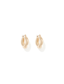 Georgi Gold Plated Hoop_mannequin