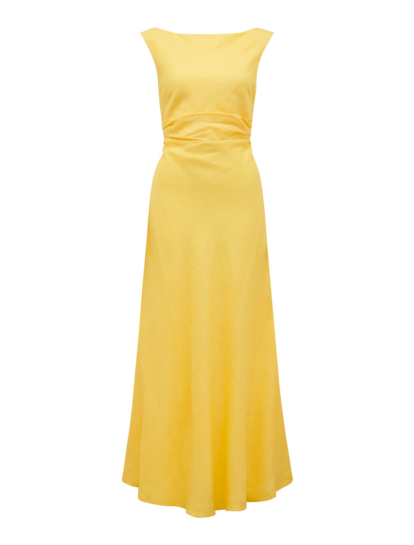 Tania Linen Midi Aspen Gold_mannequin