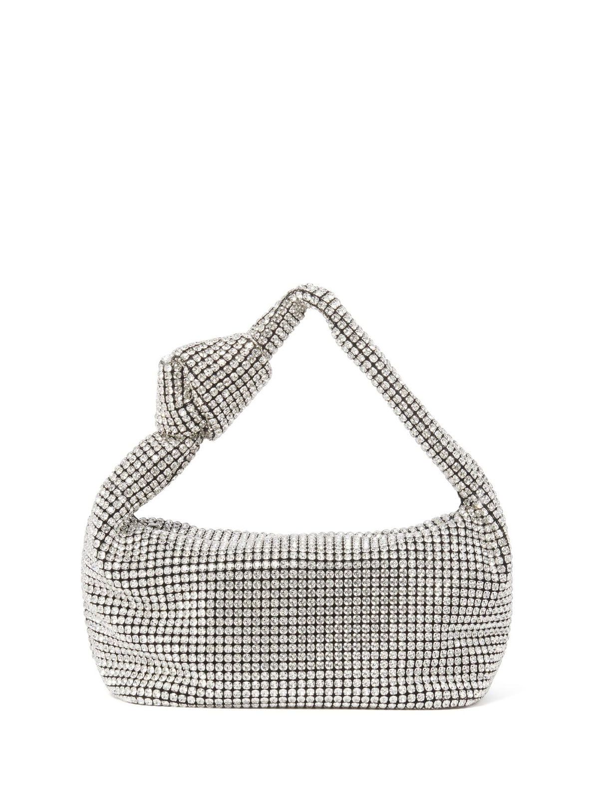 Daphne Knot Embellished Bag - Signature Silver_mannequin