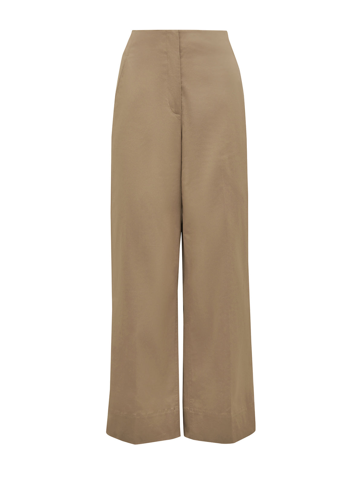 Cassandra Cropped Straight Pant Iced Coffee_mannequin