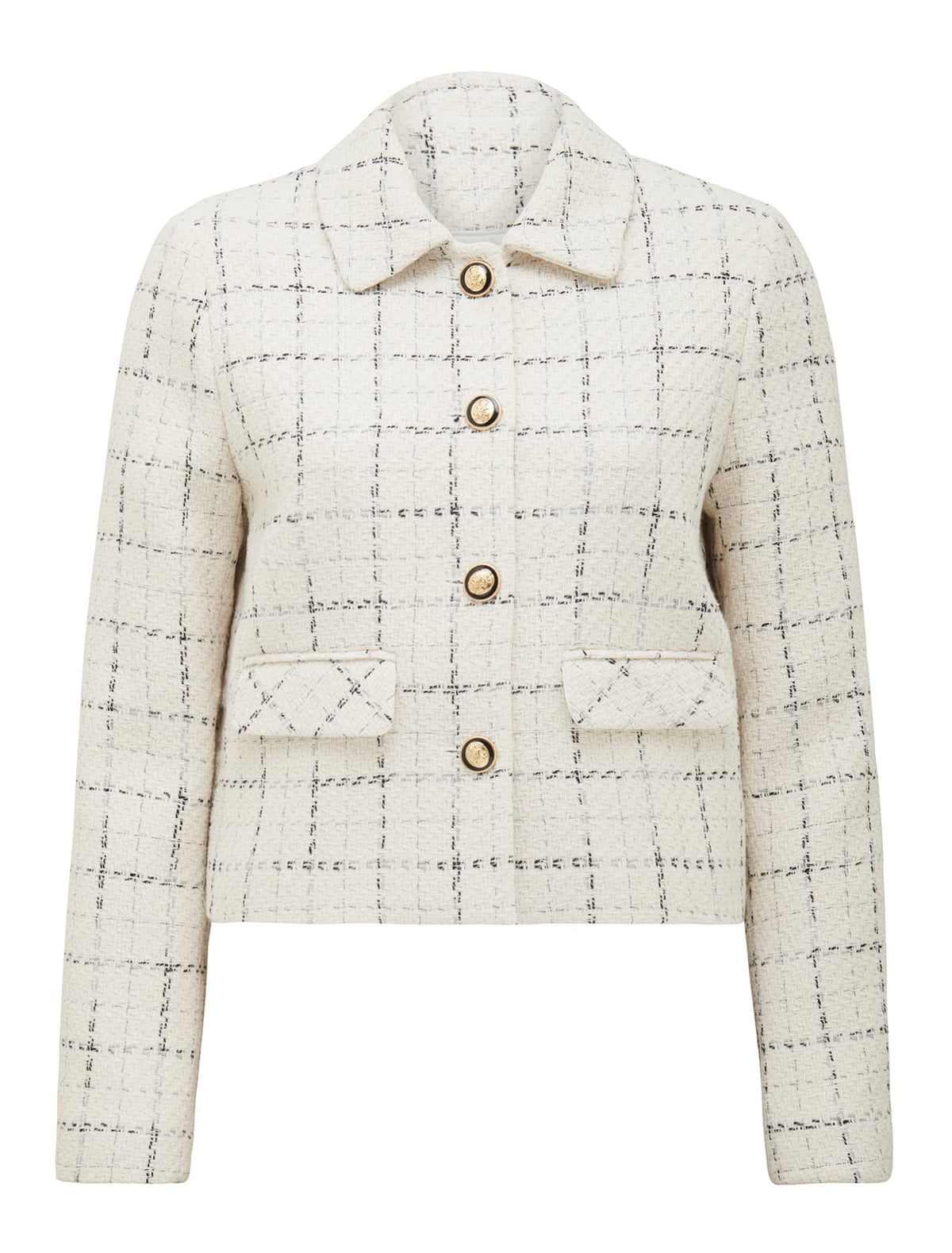Rue Boucle Jacket Black/White Check Suit_mannequin