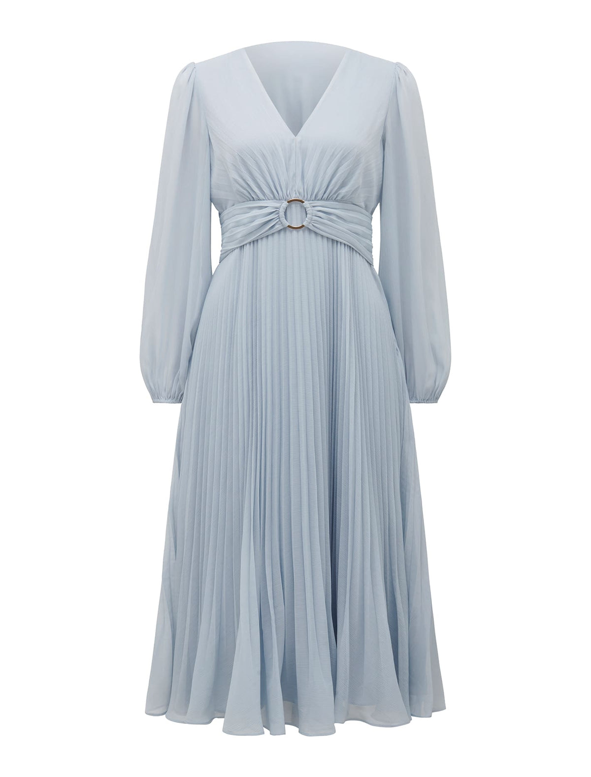Rosalina Petite Ring Front Midi Sweet Blue_mannequin